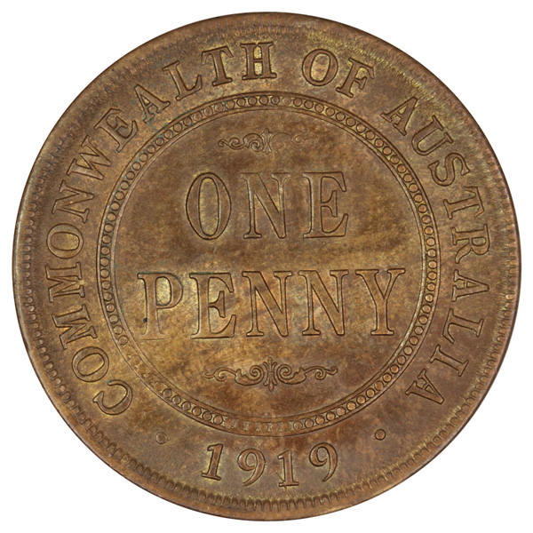 Australia 1919 (M) Penny, a... image