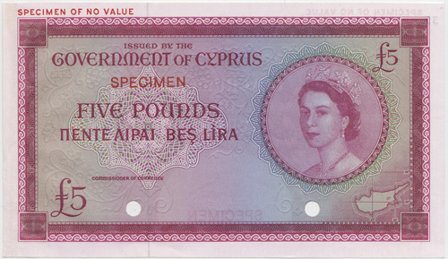 Cyprus (1955) 'Specimen - C... image