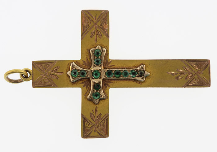 Vintage Cross in 12ct Gold ... image