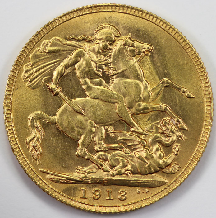 Australia 1913 P Sovereign,... image