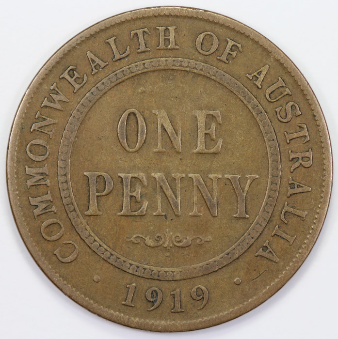 Australia 1919 .//. Penny, ... image