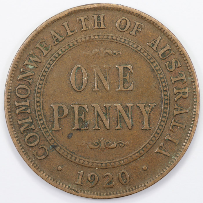 Australia 1920 .//. Penny, ... image