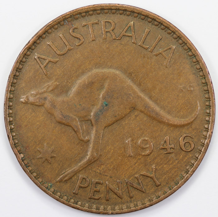 Australia 1946 Penny, good ... image