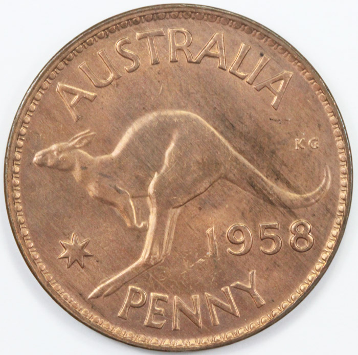 Australia 1958 (M) Penny, V... image