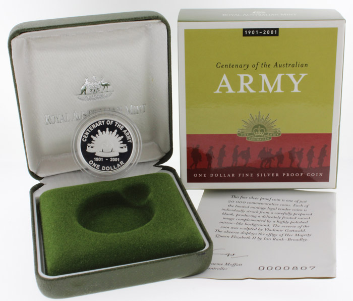 Australia 2001 'Army' Proof... image