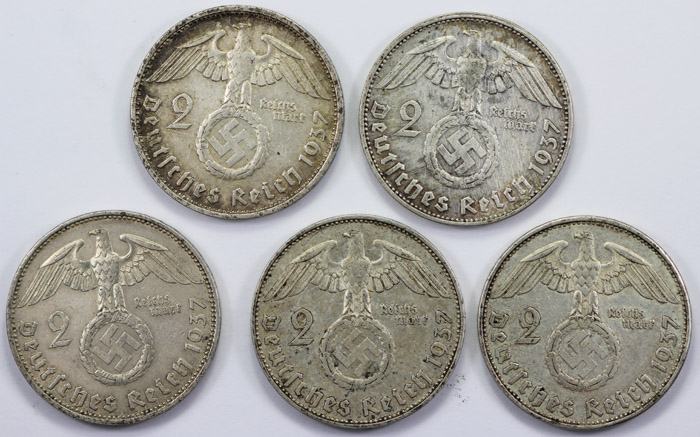 Germany 1937 A, E, F, G & J... image