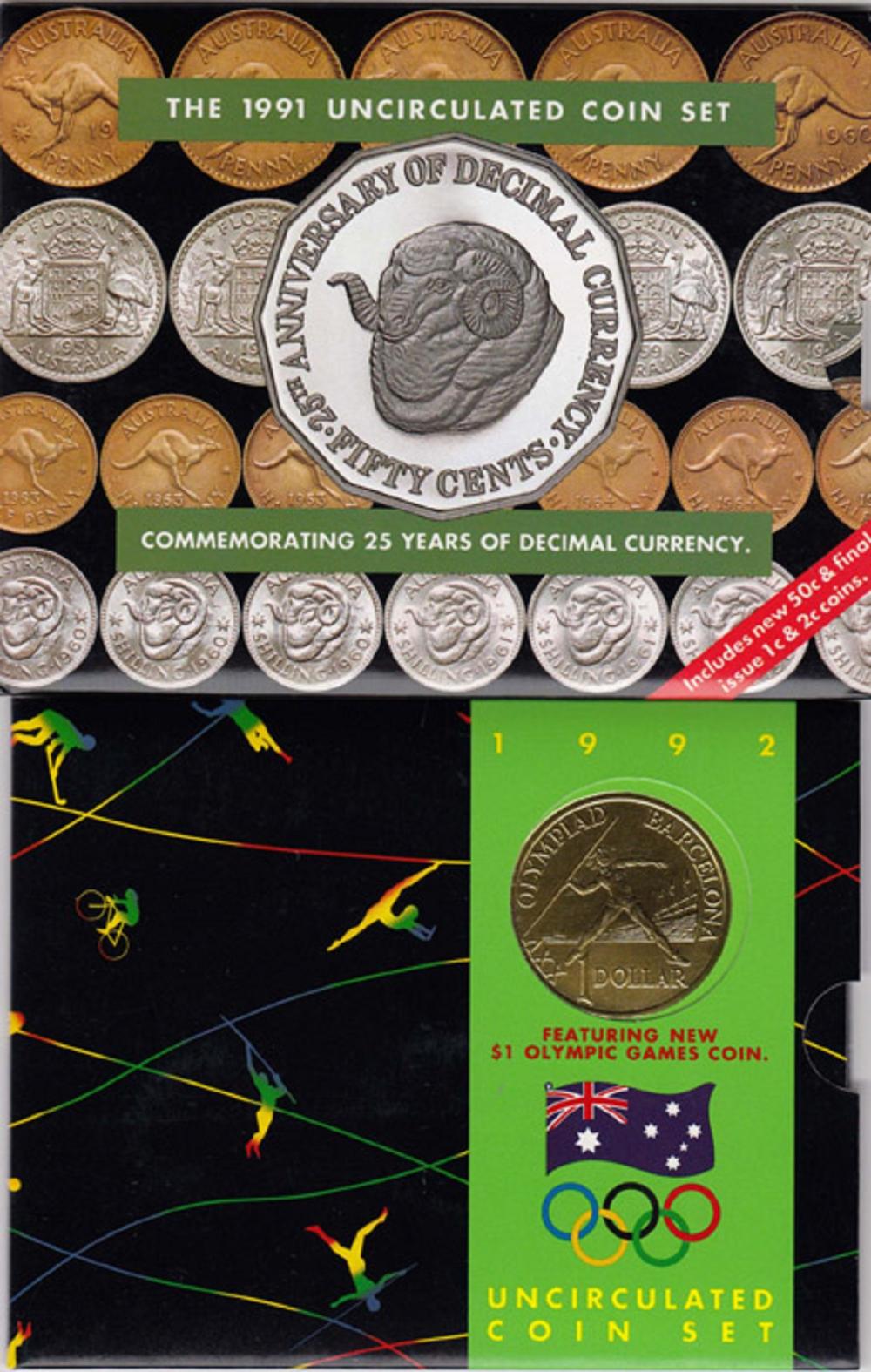 Australia. 1991 & 1992 Mint... image