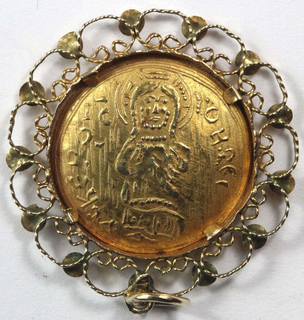 Replica Byzantine Gold Coin... image