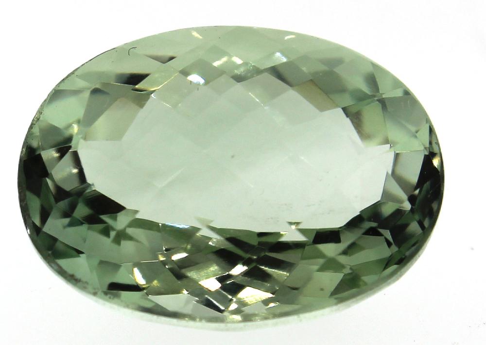 Large Faceted Green Citrine image