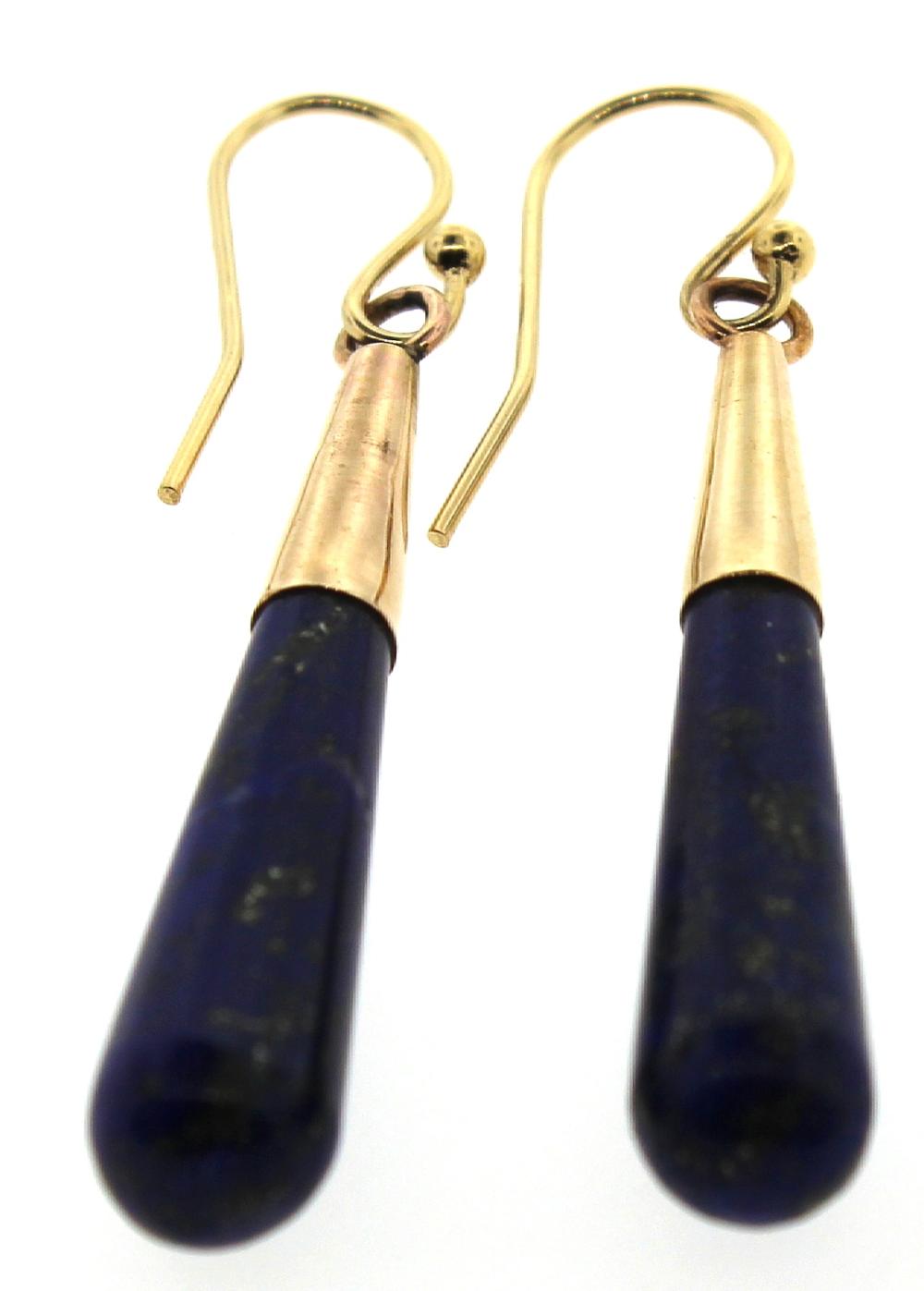 Lapis Lazuli Drop Earrings ... image