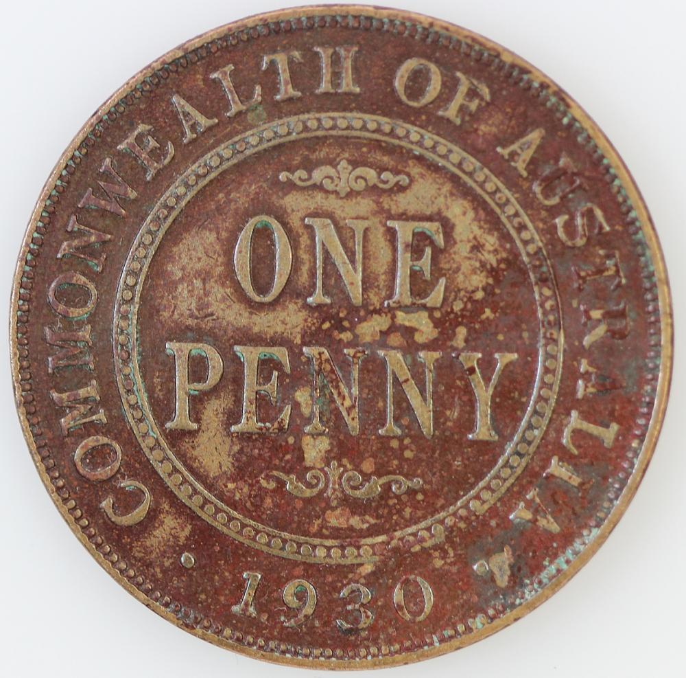 Australia. 1930 Penny, abou... image