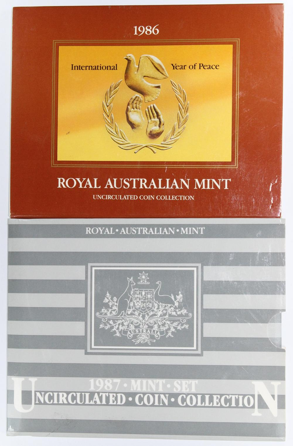 Australia. 1986 & 1987 Mint... image