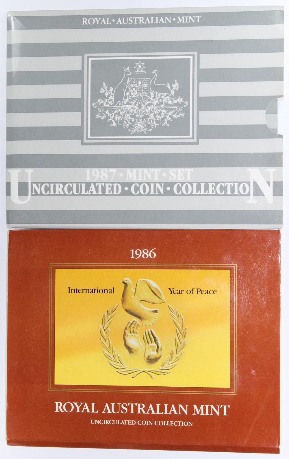 Australia. 1986 & 1987 Mint... image