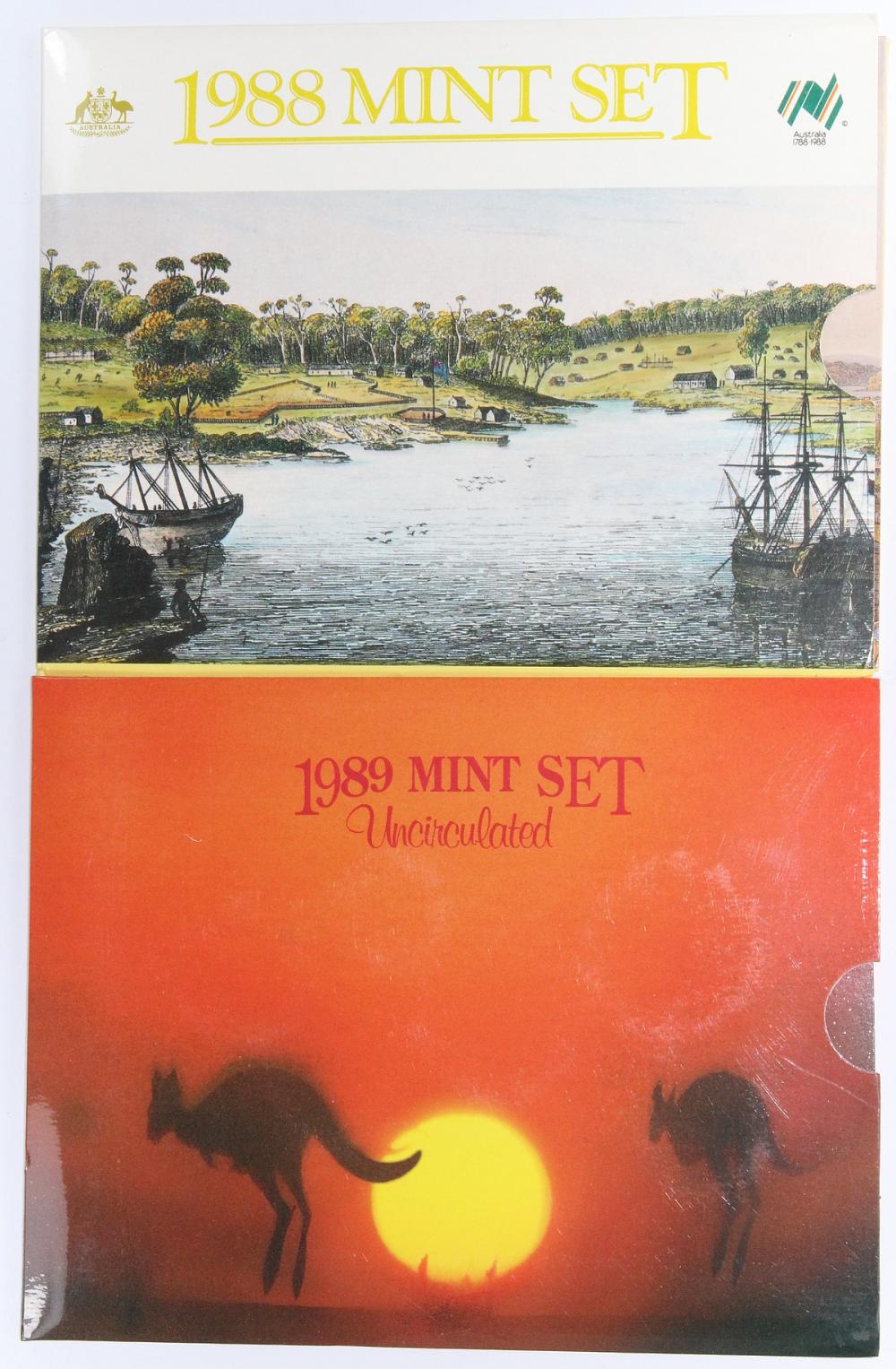 Australia. 1988 & 1989 Mint... image