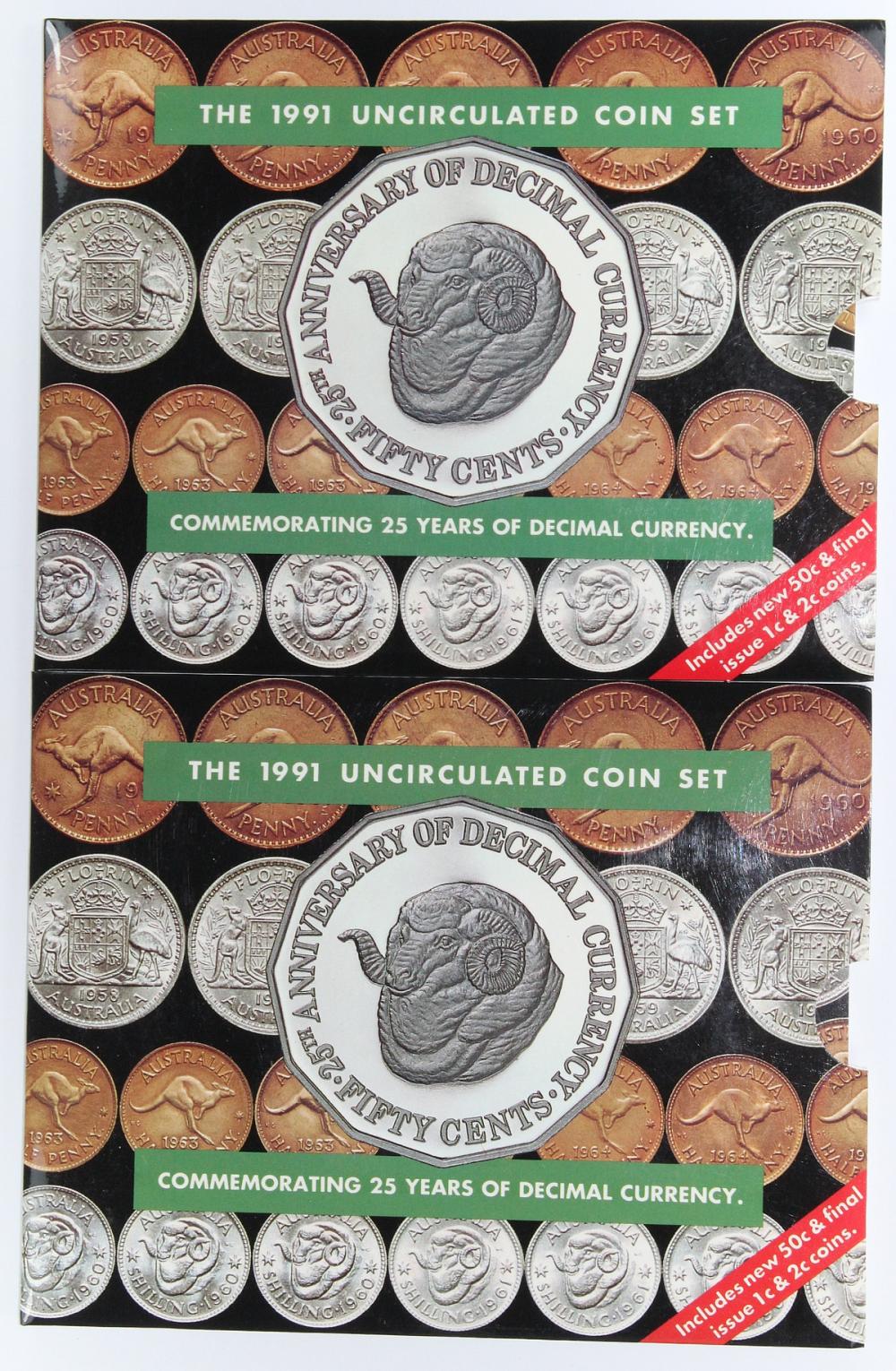 Australia. 1991 Mint Sets, ... image