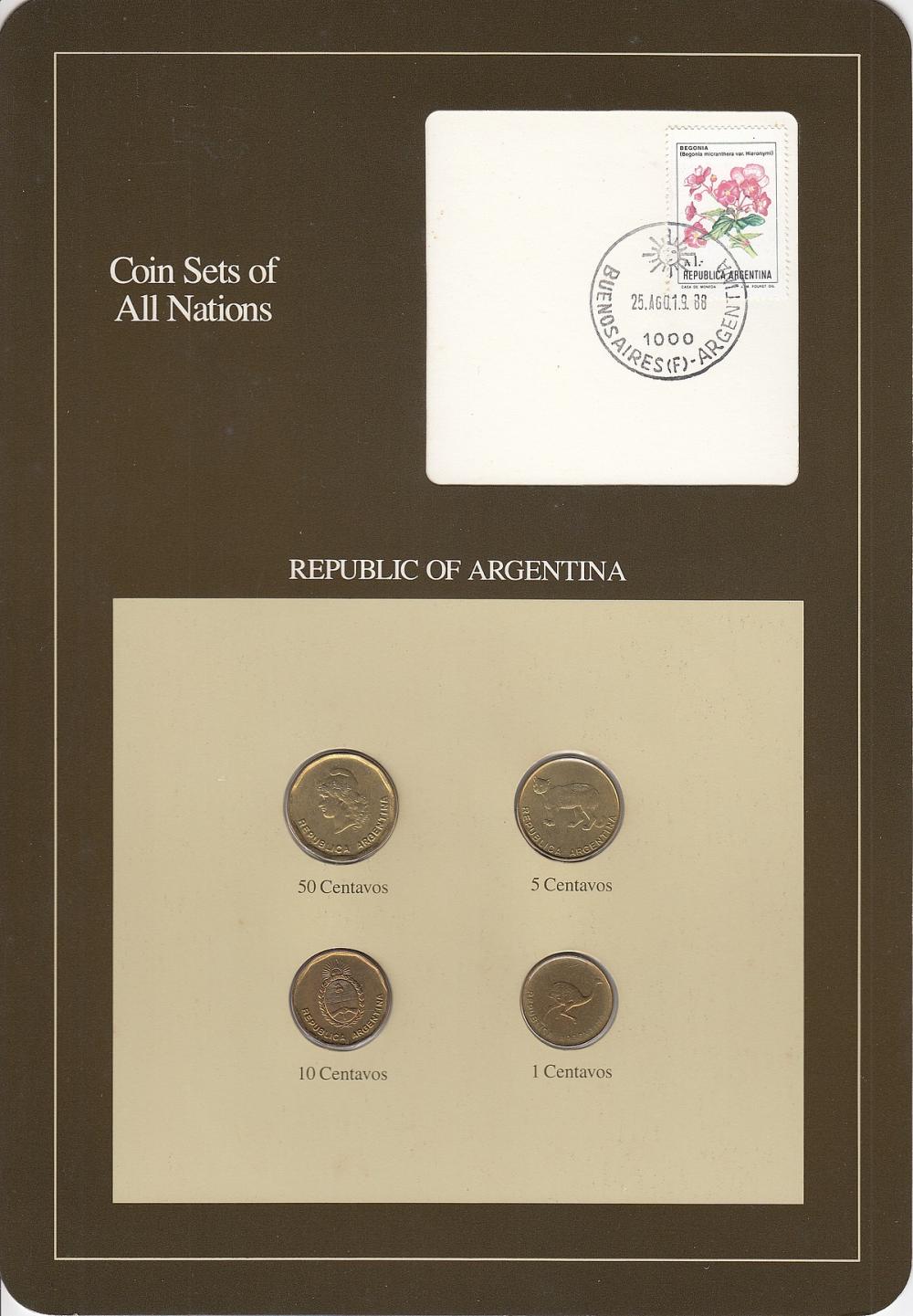 Argentina. 1987 1, 5, 10 & ... image