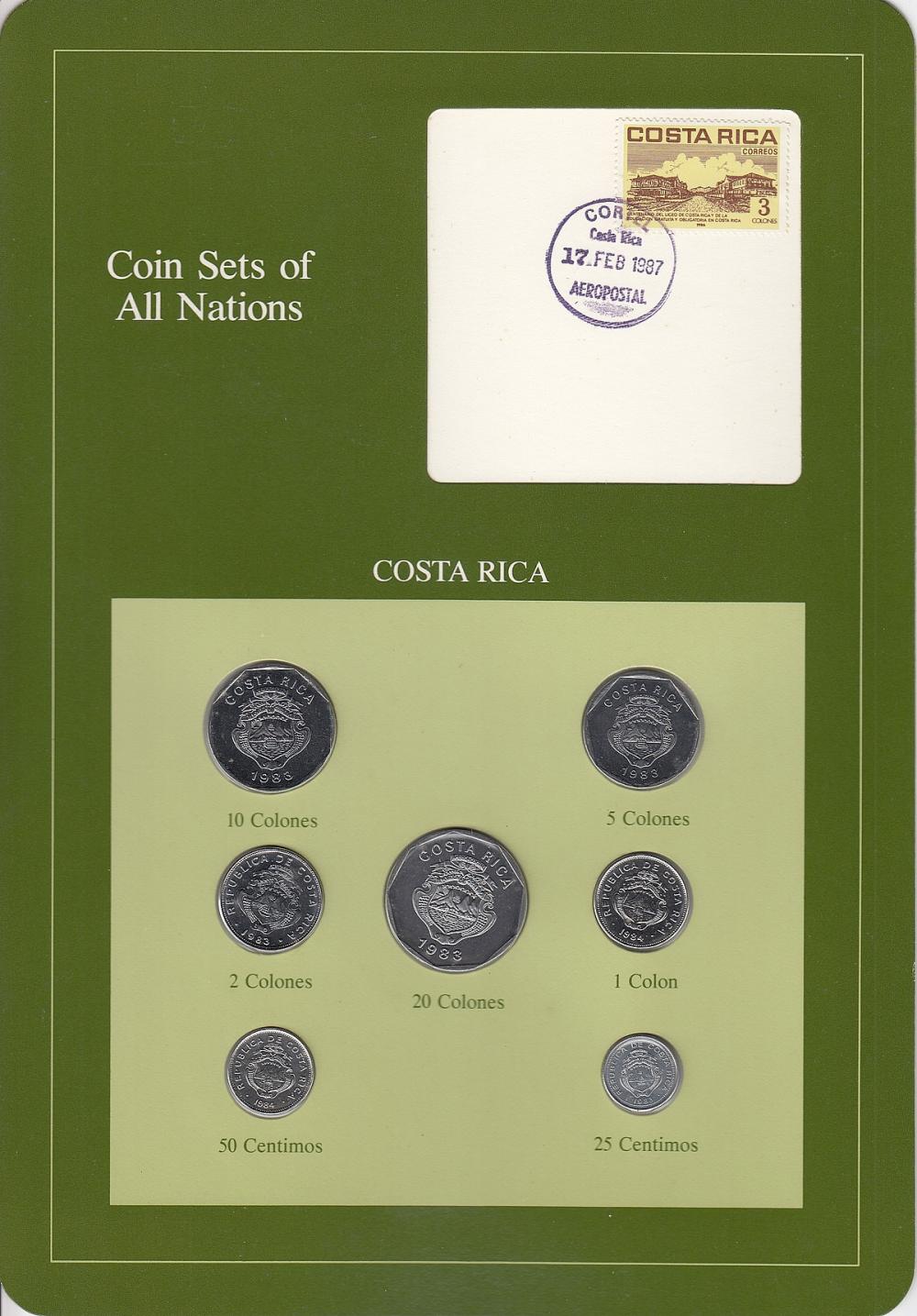 Costa Rica. 1983-4 25 & 50 ... image