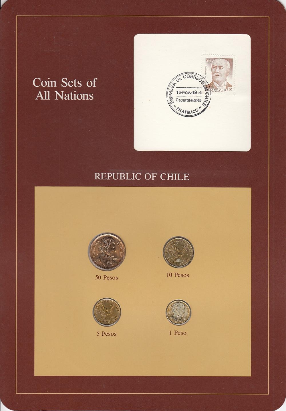 Chile. 1981-4 1, 5, 10 & 50... image