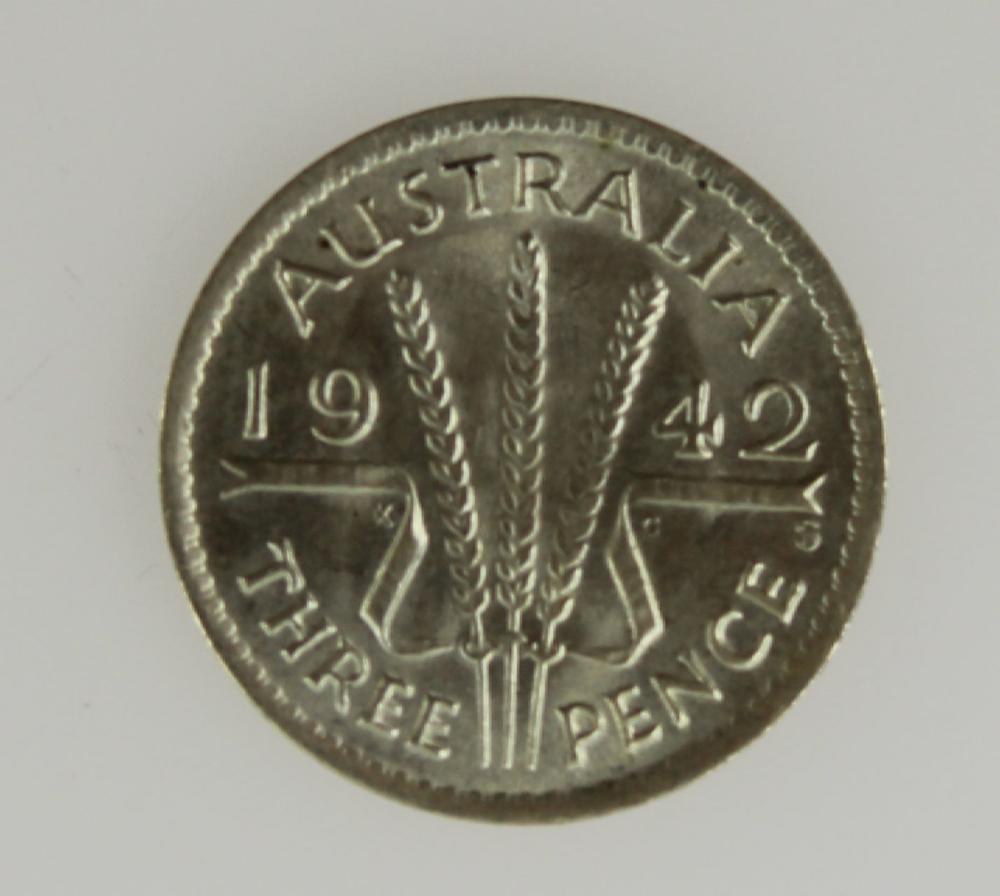 Australia 1942 S Threepence... image