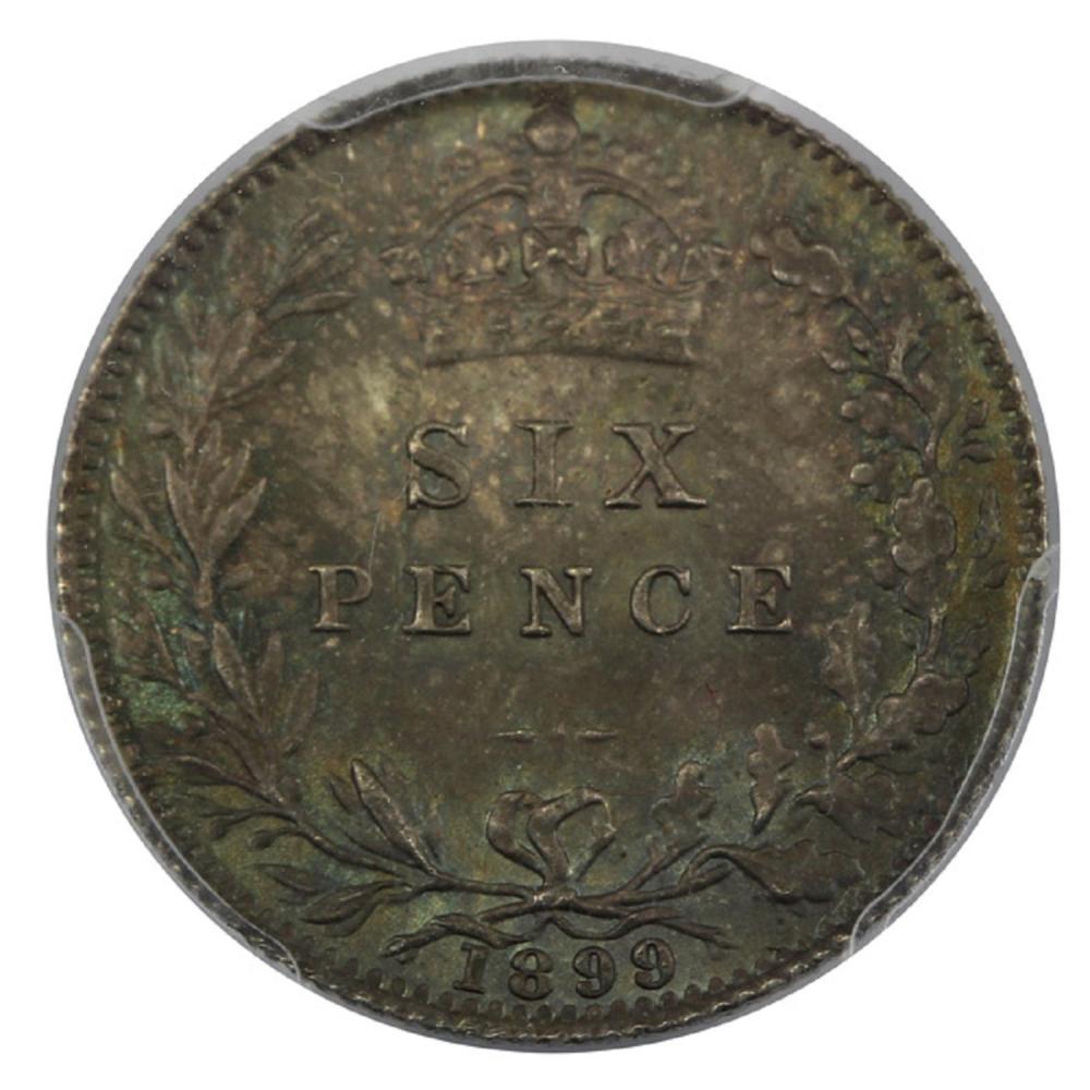 Great Britain 1899 Sixpence... image