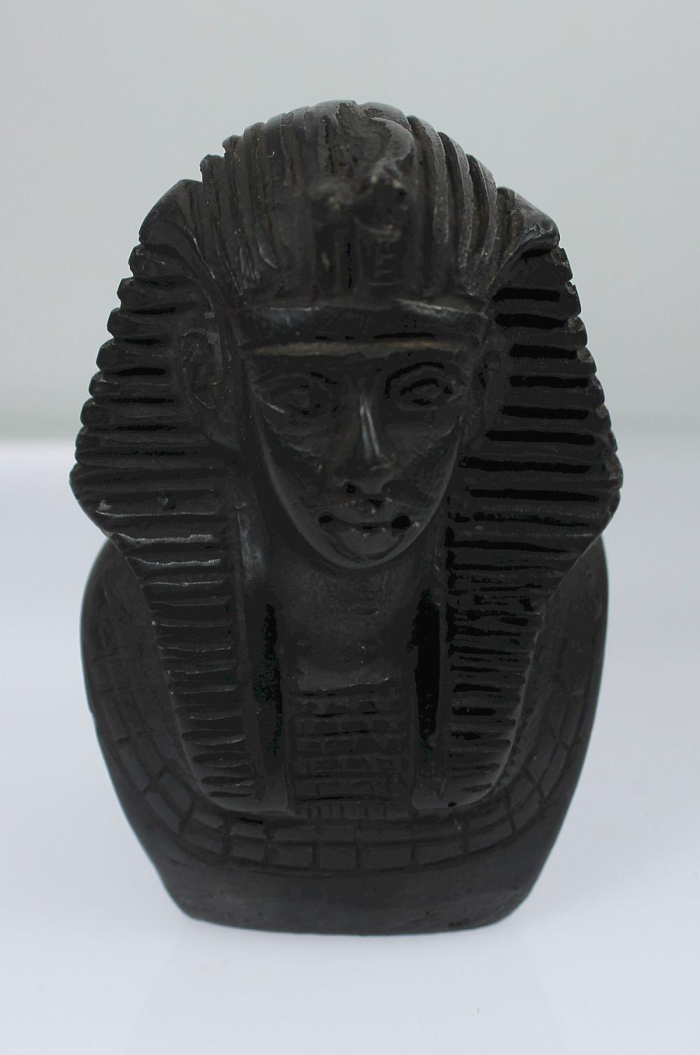 Bust in Stone of an Egyptia... image