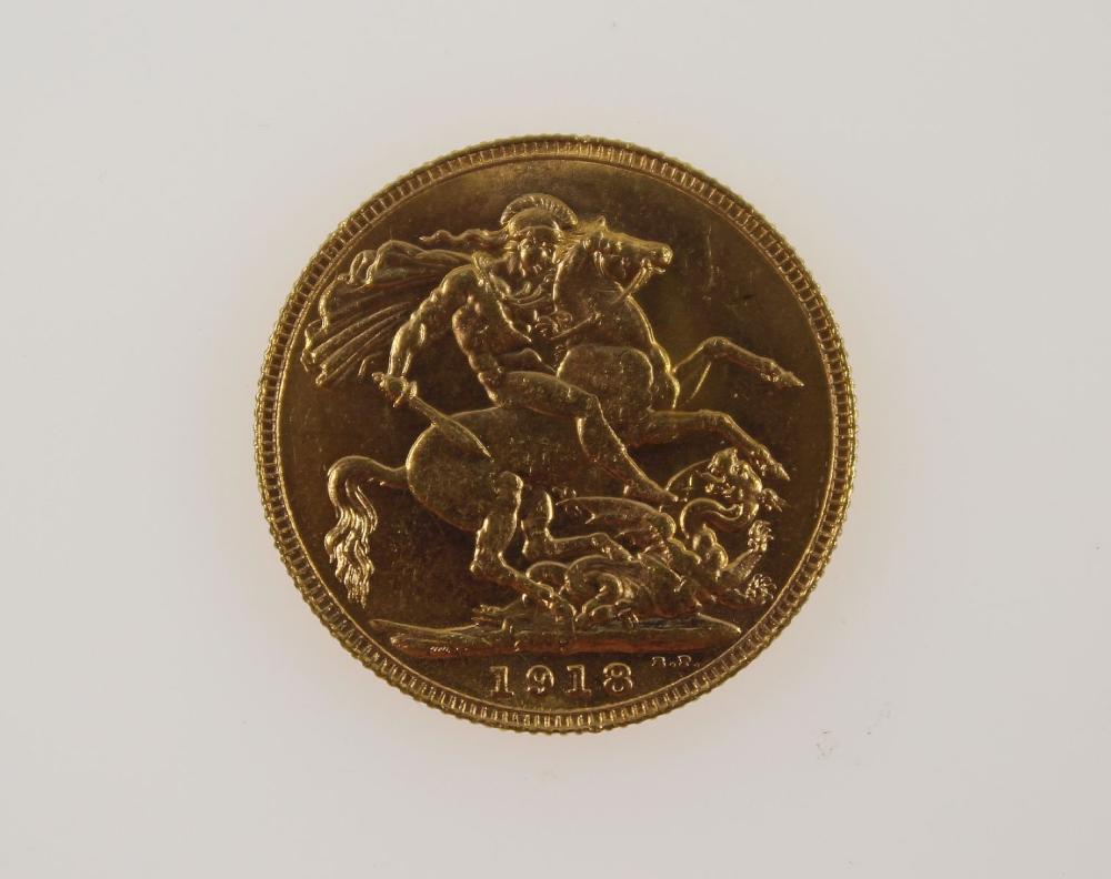 Australia 1918 P Sovereign,... image