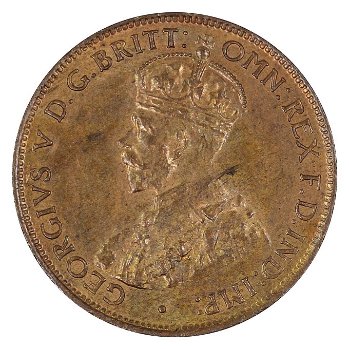 Australia 1936 Half Penny image