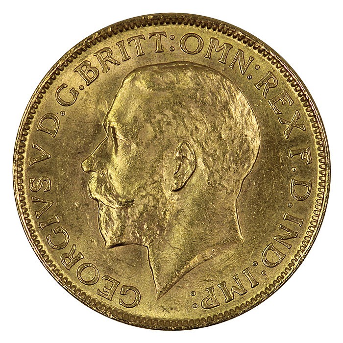 India 1918 I Sovereign image