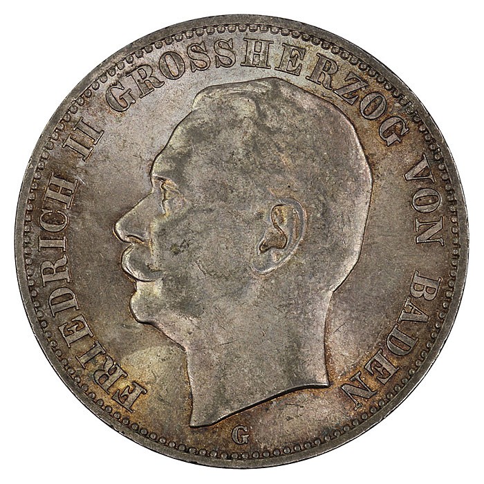 Baden (Germany) 1910 G 3 Mark image