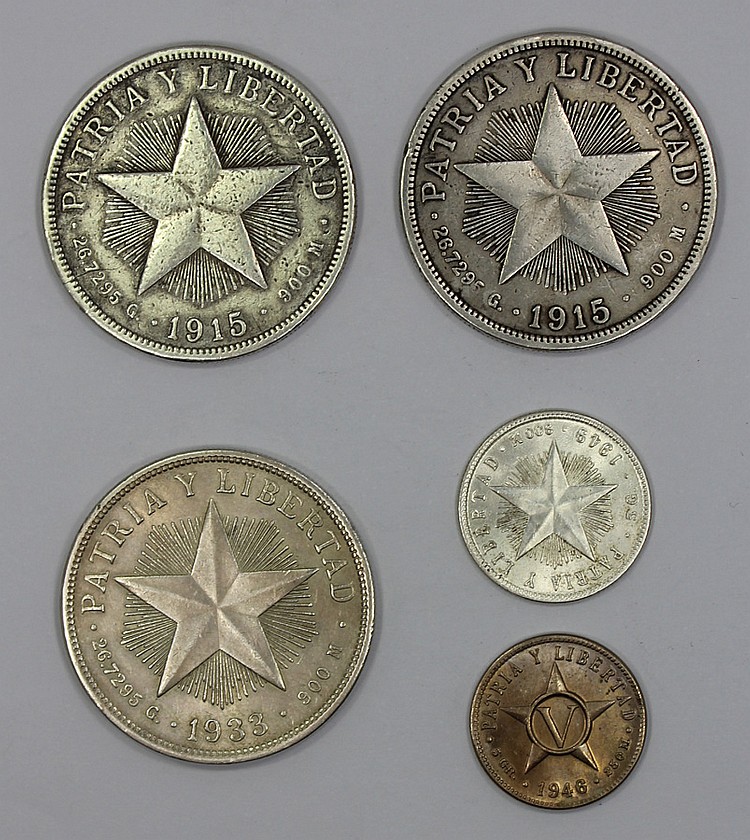 Cuba 1915 Silver Peso (2), ... image