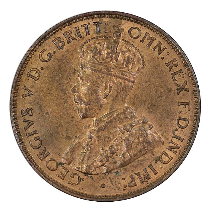 Australia 1933 Half Penny image