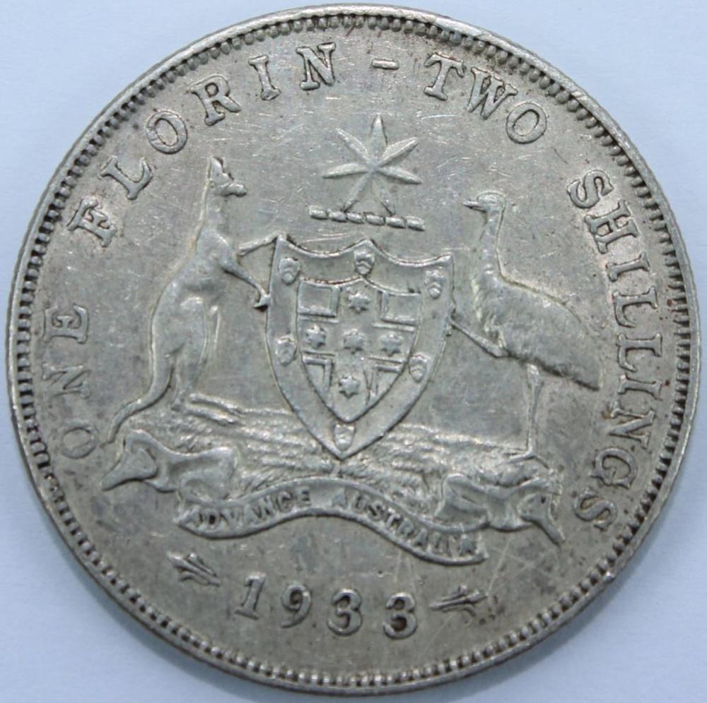 Australia 1933 Florin about... image