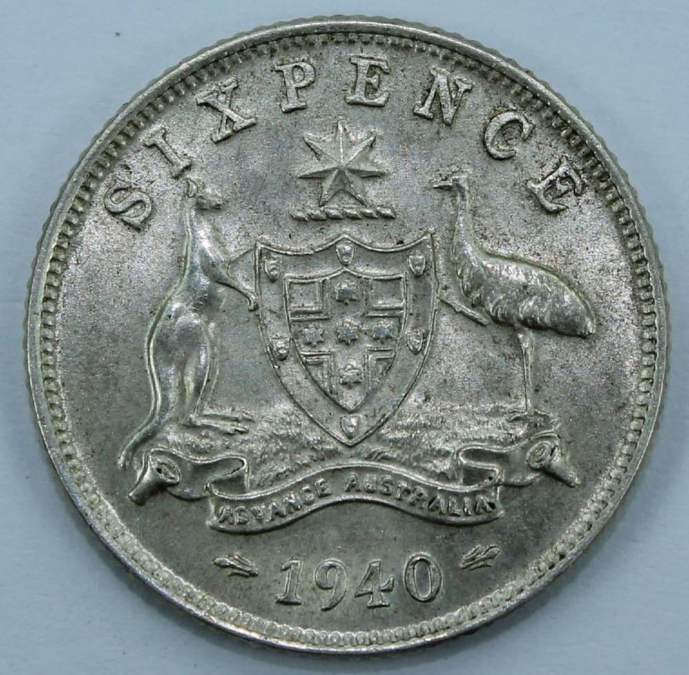 Australia 1940 Sixpence Cho... image