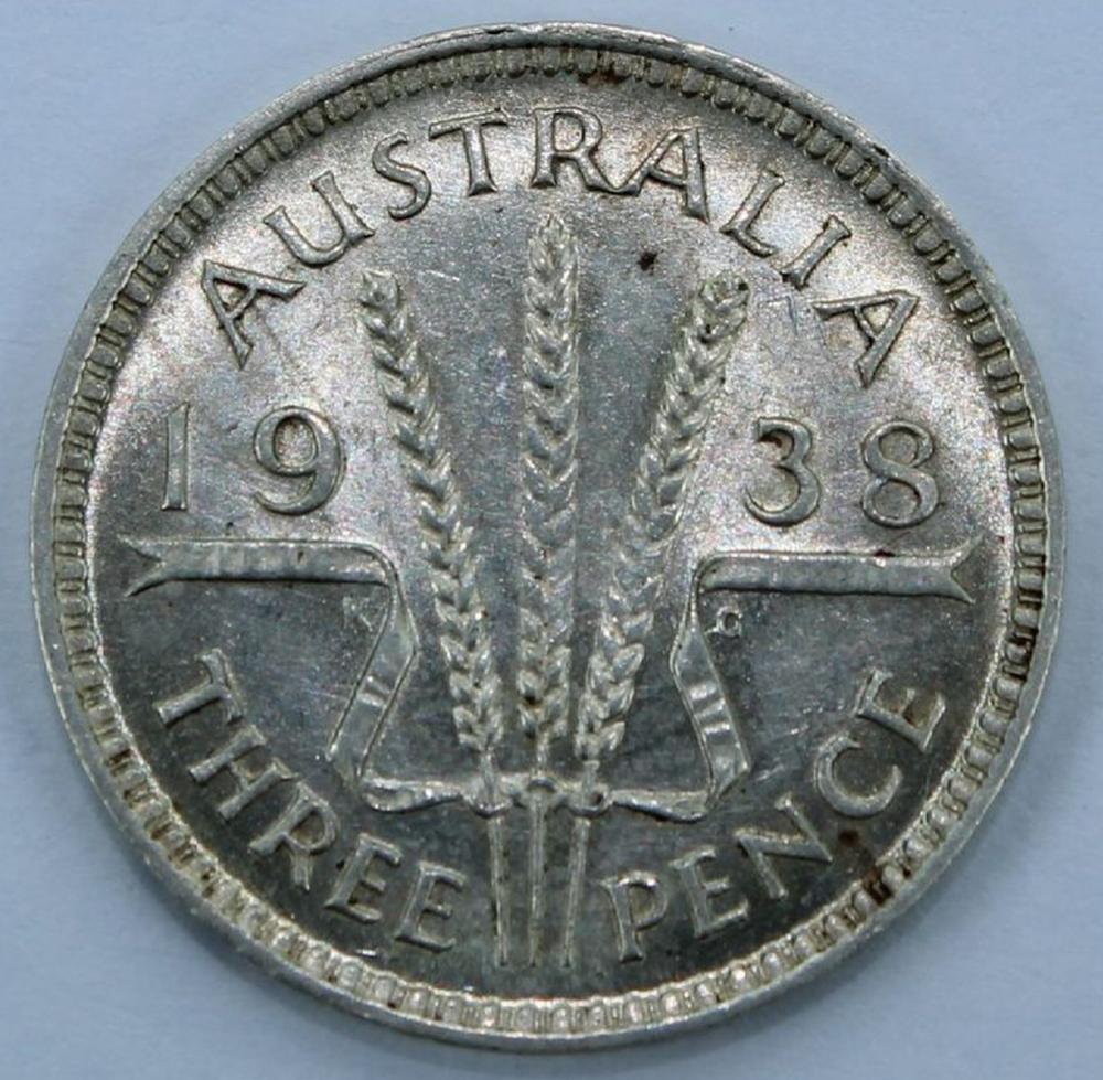 Australia 1938 Threepence C... image