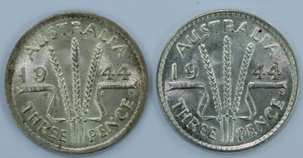 Australia 1944 S Threepence... image