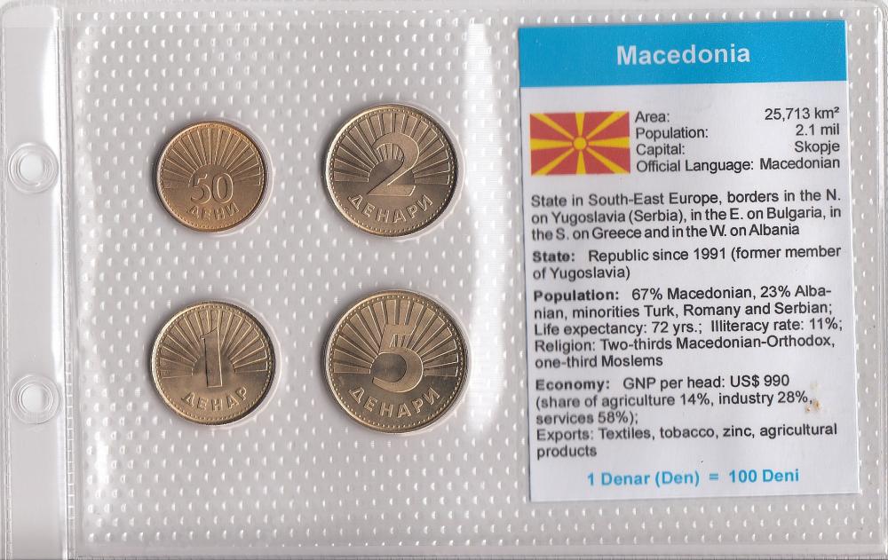 Macedonia. Coin Type Set, U... image