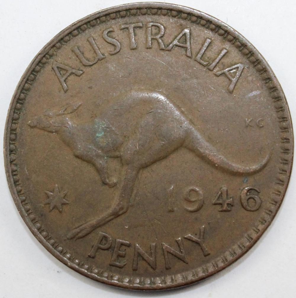 Australia. 1946 Penny, good... image