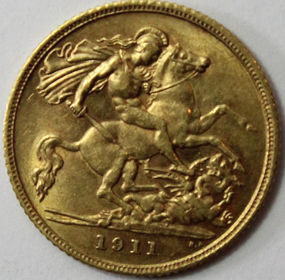 Australia. 1911 S Gold (0.9... image