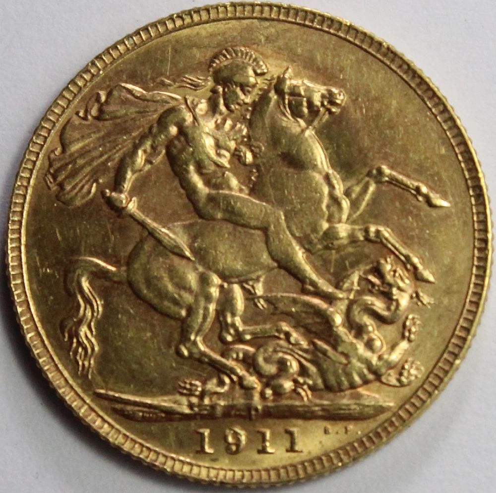 Australia. 1911 P Gold (0.9... image