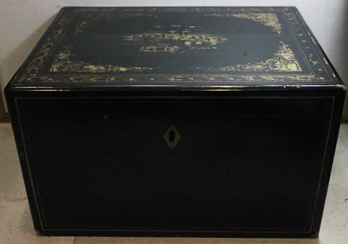 Large Antique Chinese Black... image