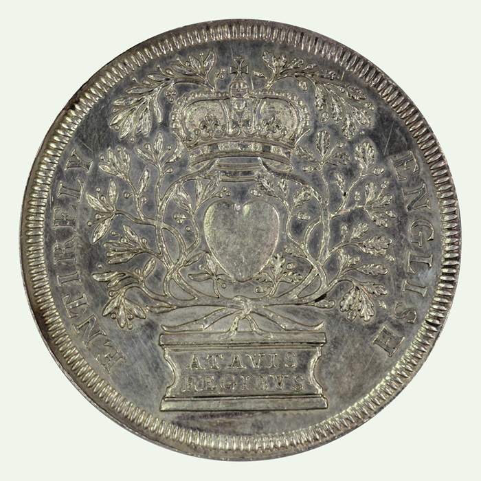 England. 1702 Silver Medall... image