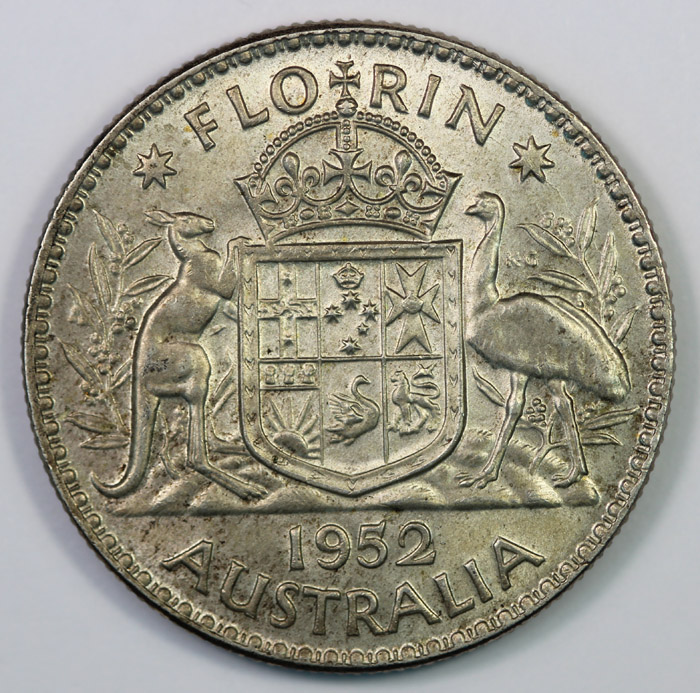 Australia 1952 Florin, Choi... image