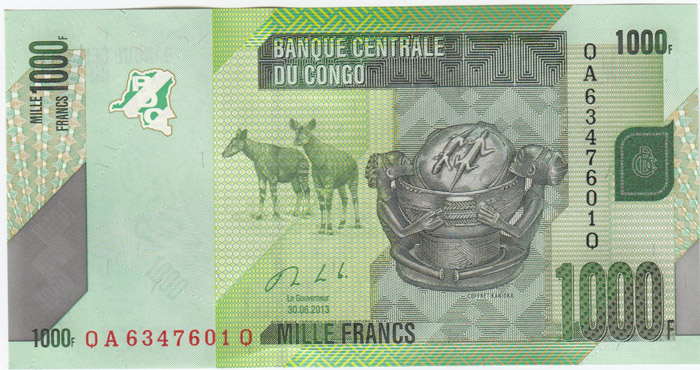 Congo 100 Franc (2013), Unc... image