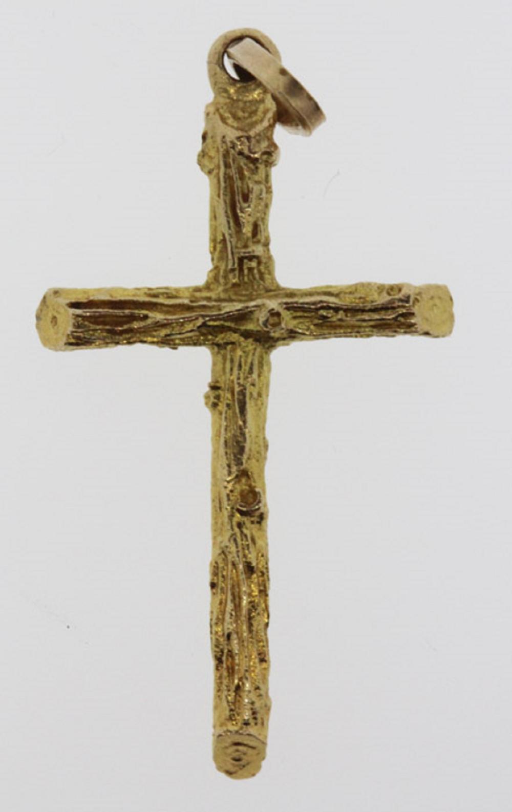 Stylish Gold Cross in 12ct ... image