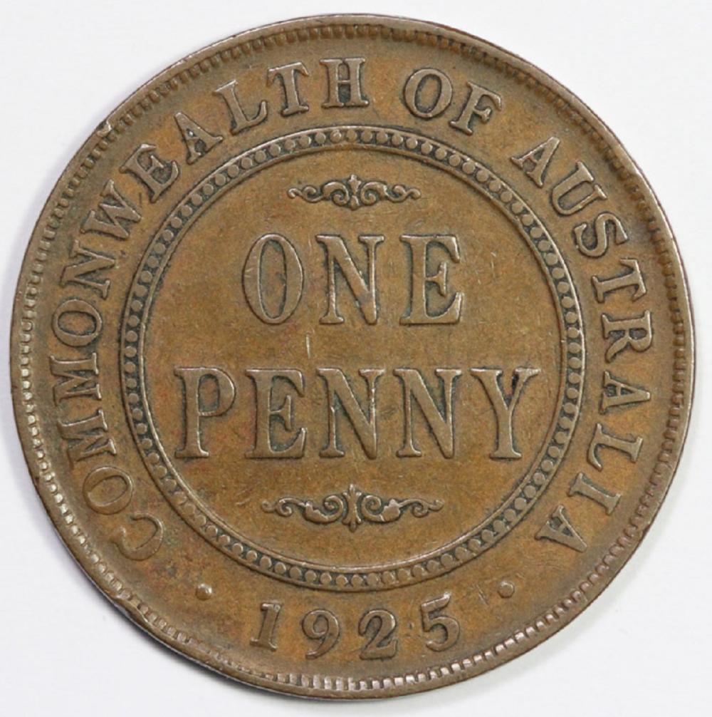 Australia. 1925 Penny, good... image