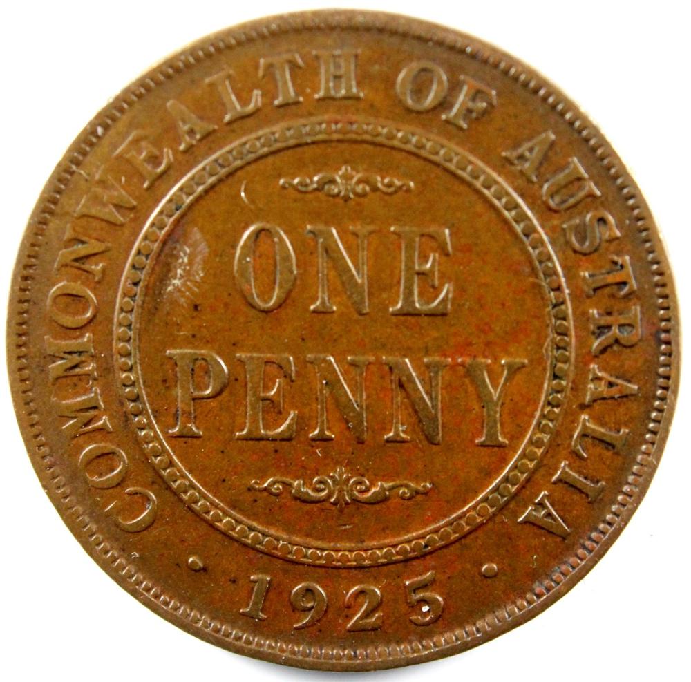 Australia. 1925 Penny, abou... image