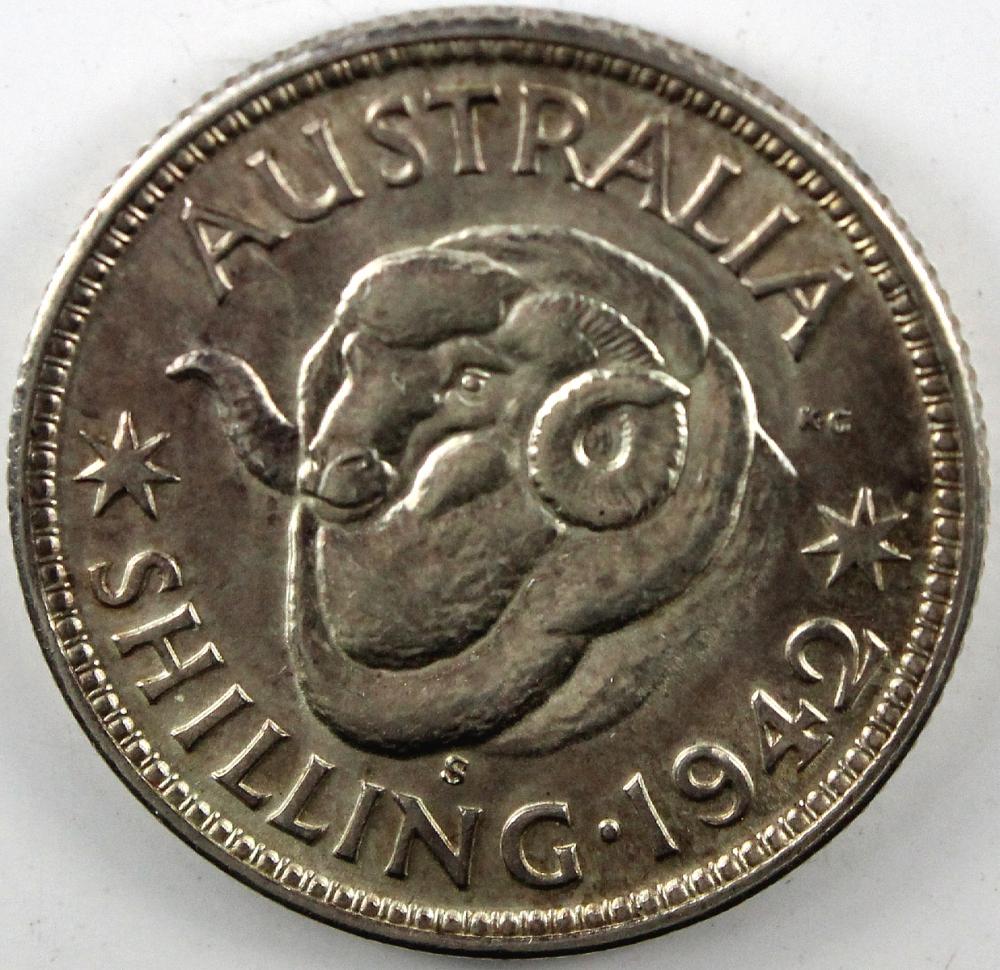 Australia. 1942 S Shilling,... image