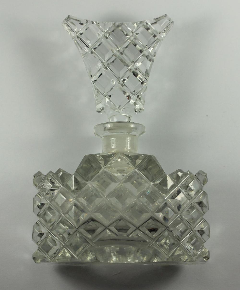 Vintage Cut Glass Perfume B... image