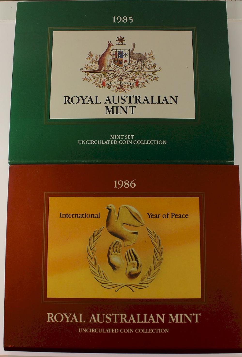 Australia 1985 and 1986 min... image