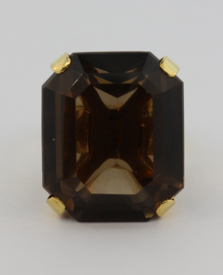 Large Smokey Quartz in 14ct... image